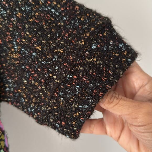 Anthropologie James Coviello Top Embroidered Spring Date Night Party - Picture 4 of 10